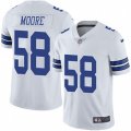 Dallas Cowboys #58 Damontre Moore White Vapor Untouchable Limited Player NFL Jersey