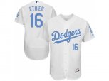 Los Angeles Dodgers #16 Andre Ethier White Flexbase Authentic Collection Stitched Baseball Jersey