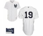New York Yankees #19 Masahiro Tanaka Authentic White Home Autographed MLB Jersey