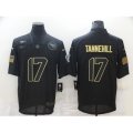 Tennessee Titans #17 Ryan Tannehill Black Nike 2020 Salute To Service Limited Jersey