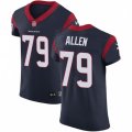 Houston Texans #79 Jeff Allen Navy Blue Team Color Vapor Untouchable Elite Player NFL Jersey
