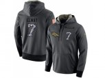 Denver Broncos #7 John Elway Stitched Black Anthracite Salute to Service Player Performance Hoodie
