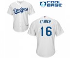 Los Angeles Dodgers #16 Andre Ethier Replica White Home Cool Base Baseball Jersey