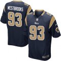 Los Angeles Rams #93 Ethan Westbrooks Game Navy Blue Team Color NFL Jersey