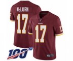 Washington Redskins #17 Terry McLaurin Burgundy Red Team Color Vapor Untouchable Limited Player 100th Season Football Jersey