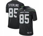New York Jets #85 Neal Sterling Game Black Alternate Football Jersey