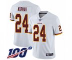 Washington Redskins #24 Josh Norman White Vapor Untouchable Limited Player 100th Season Football Jersey