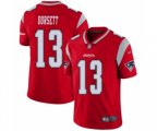 New England Patriots #13 Phillip Dorsett Limited Red Inverted Legend Football Jersey