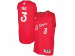 Los Angeles Clippers #3 Chris Paul Authentic Red 2016-2017 Christmas Day NBA Jersey