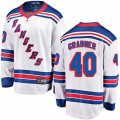 New York Rangers #40 Michael Grabner Fanatics Branded White Away Breakaway NHL Jersey