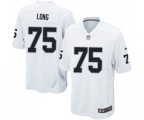 Oakland Raiders #75 Howie Long Game White Football Jersey