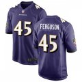 Baltimore Ravens #45 Jaylon Ferguson Nike Purple Vapor Limited Player Jersey