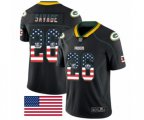 Green Bay Packers #26 Darnell Savage Jr. Limited Black Rush USA Flag Football Jersey