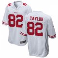 San Francisco 49ers Retired Player #82 John Taylor Nike White Vapor Limited Player Jersey