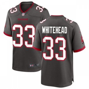 Tampa Bay Buccaneers #33 Jordan Whitehead Nike Pewter Alternate Vapor Limited Jersey