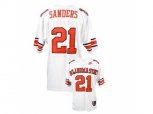 Men's Oklahoma State Cowboys Barry Sanders #21 College Football Throwback Jersey - White