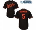 Baltimore Orioles #5 Brooks Robinson Replica Black Alternate Cool Base Baseball Jersey