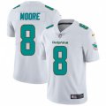 Miami Dolphins #8 Matt Moore White Vapor Untouchable Limited Player NFL Jersey