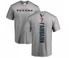 Houston Texans #7 Ka'imi Fairbairn Ash Backer T-Shirt