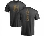 Vegas Golden Knights #33 Maxime Lagace Charcoal One Color Backer T-Shirt