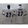 Baltimore Ravens #27 J.K. Dobbins Nike White Limited Jersey