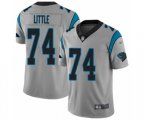 Carolina Panthers #74 Greg Little Silver Inverted Legend Limited Football Jersey