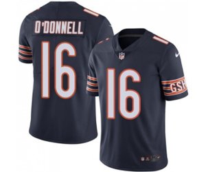 Chicago Bears #16 Pat O\'Donnell Navy Blue Team Color Vapor Untouchable Limited Player Football Jersey