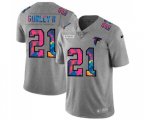 Atlanta Falcons #21 Todd Gurley II Multi-Color 2020 NFL Crucial Catch NFL Jersey Greyheather