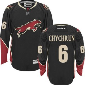 Arizona Coyotes #6 Jakob Chychrun Authentic Black Third NHL Jersey