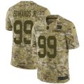 New York Giants #99 Mario Edwards Jr Limited Camo 2018 Salute to Service NFL Jersey