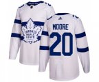 Toronto Maple Leafs #20 Dominic Moore Authentic White 2018 Stadium Series NHL Jersey