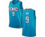Oklahoma City Thunder #9 Nerlens Noel Swingman Turquoise Basketball Jersey - City Edition