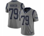 Los Angeles Rams #79 Rob Havenstein Limited Gray Inverted Legend Football Jersey