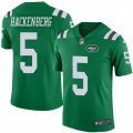 New York Jets #5 Christian Hackenberg Limited Green Rush Vapor Untouchable NFL Jersey