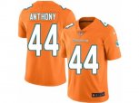 Miami Dolphins #44 Stephone Anthony Limited Orange Rush Vapor Untouchable NFL Jersey
