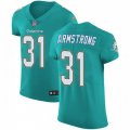 Miami Dolphins #31 Cornell Armstrong Aqua Green Team Color Men's Stitched NFL Vapor Untouchable Elite Jersey
