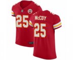 Kansas City Chiefs #25 LeSean McCoy Red Team Color Vapor Untouchable Elite Player Football Jersey