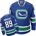 Vancouver Canucks #89 Alexander Mogilny Authentic Royal Blue Third NHL Jersey