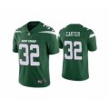 New York Jets #32 Michael Carter 2021 Green Vapor Untouchable Limited Stitched Football Jersey