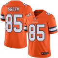 Denver Broncos #85 Virgil Green Limited Orange Rush Vapor Untouchable NFL Jersey
