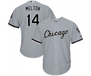 Chicago White Sox #14 Bill Melton Grey Road Flex Base Authentic Collection Baseball Jersey