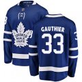 Toronto Maple Leafs #33 Frederik Gauthier Fanatics Branded Royal Blue Home Breakaway NHL Jersey