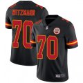 Kansas City Chiefs #70 Bryan Witzmann Limited Black Rush Vapor Untouchable NFL Jersey