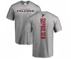 Atlanta Falcons #82 Logan Paulsen Ash Backer T-Shirt
