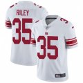New York Giants #35 Curtis Riley White Vapor Untouchable Limited Player NFL Jersey