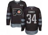 Adidas Philadelphia Flyers #34 Chris Conner Authentic Black 1917-2017 100th Anniversary NHL Jersey