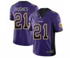 Minnesota Vikings #21 Mike Hughes Limited Purple Rush Drift Fashion NFL Jersey