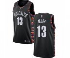 Brooklyn Nets #13 Dzanan Musa Swingman Black Basketball Jersey - 2018-19 City Edition