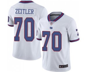 New York Giants #70 Kevin Zeitler Elite White Rush Vapor Untouchable Football Jersey