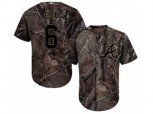 Atlanta Braves #6 Bobby Cox Camo Realtree Collection Cool Base Stitched MLB Jersey
